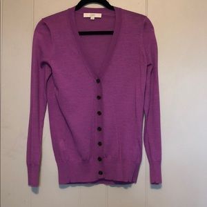 LOFT | Purple Cardigan
